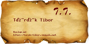 Török Tibor névjegykártya